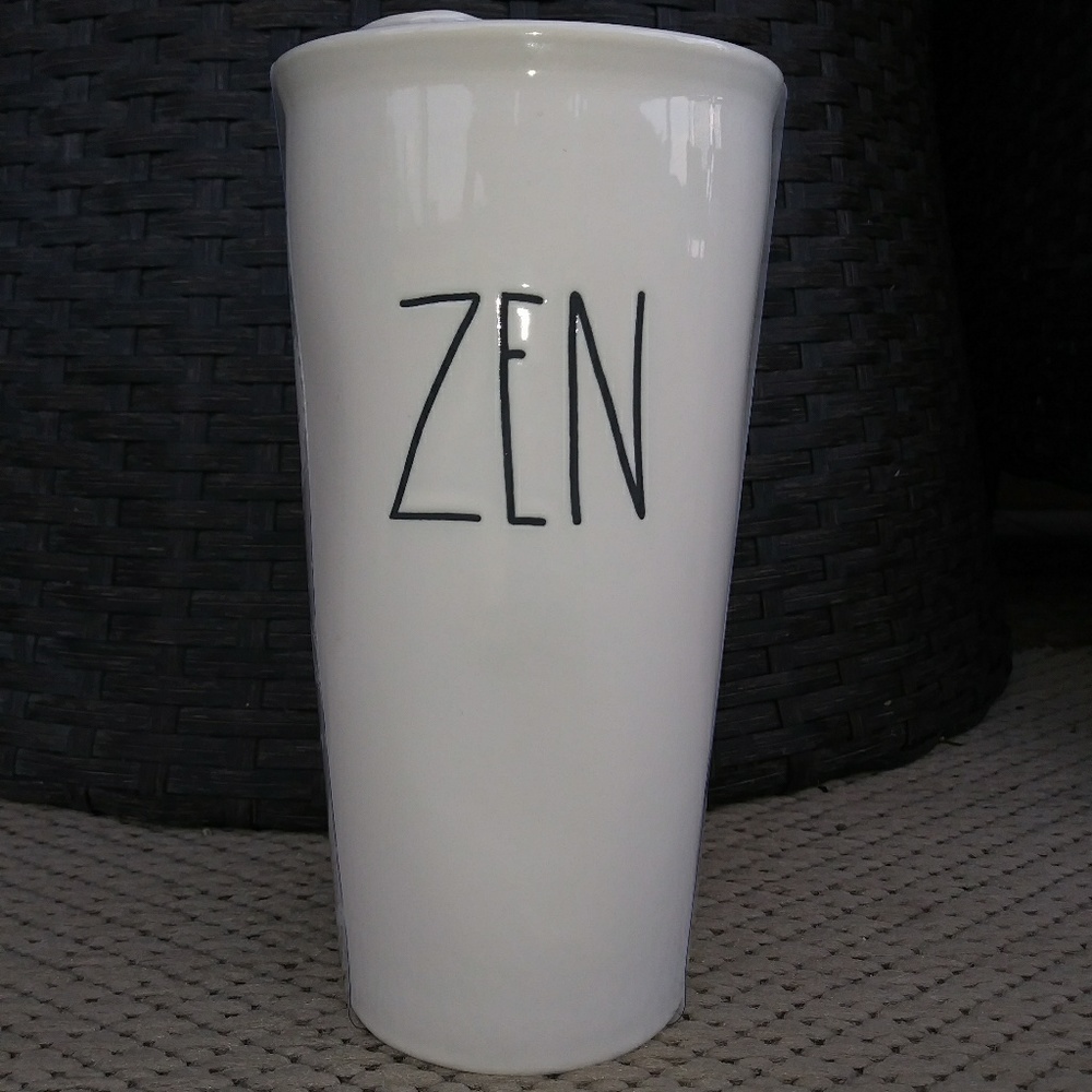 Rae Dunn brand new ZEN travel mug with lid